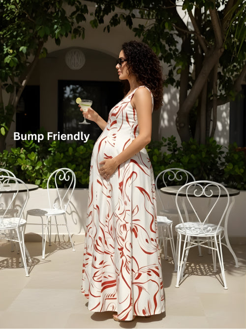 Peony Printed Maxi Dress