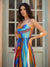 Rainbow Printed Maxi Dress
