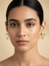 Gold Flower Studs