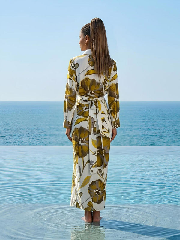 Liora Printed Wraped Skirt Set (Set of 2)
