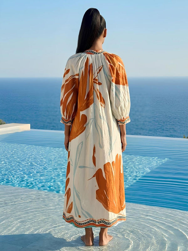Love Printed A- Line Dress