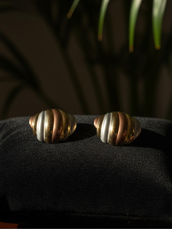 Three Mixed Metal Studs