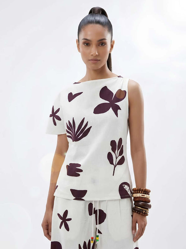 Shadow Printed Co-ord Set (Set of 2)
