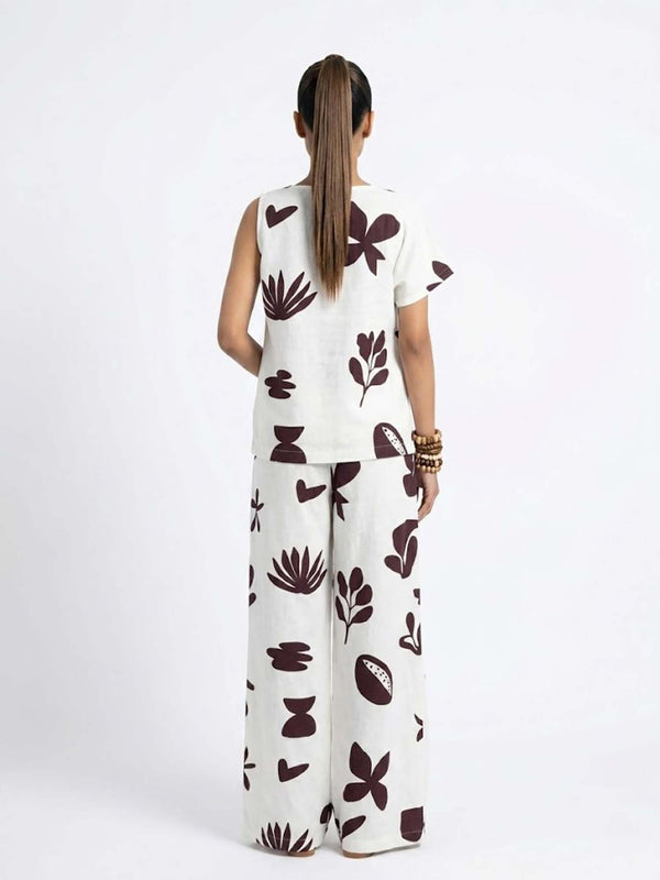 Shadow Printed Co-ord Set (Set of 2)