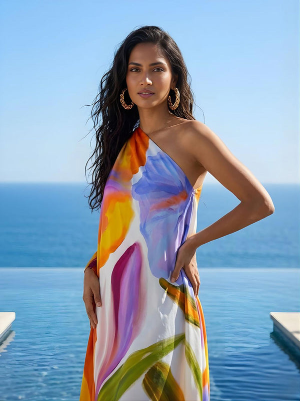 Tropica Printed Kaftan Dress