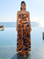 Nero Printed Ruffled Maxi Dress