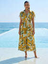Moss Printed Midi Dress
