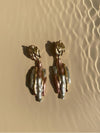 Mixed Metal Dangler Earrings