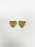 Embossed Heart Studs