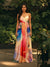 Zephyr Printed Pleated Maxi Dress