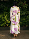 Lilac Printed Shirt Dress