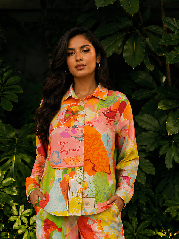 Roma Printed Co-ord Set (Set of 2)
