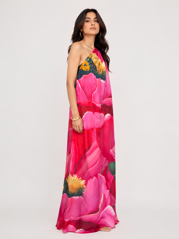 Caspia Printed Kaftan Dress