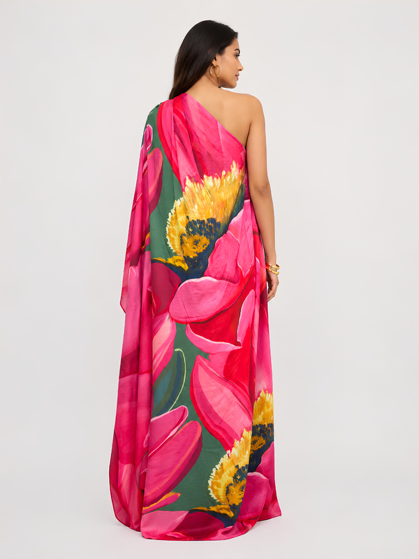 Caspia Printed Kaftan Dress
