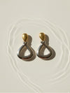 Mixed Metal Dangler Earrings