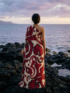Rustic Printed Kaftan Dress