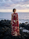 Rustic Printed Kaftan Dress
