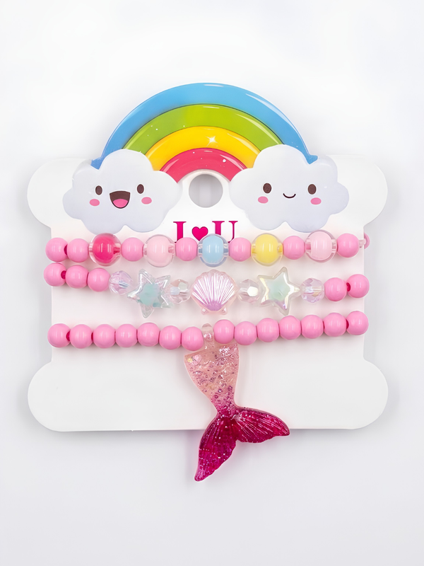 Mermaid Charm Bracelet Set
