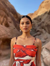 Scarlet Printed Strappy Dress