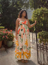 Blush Printed Maxi Dress