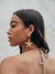 Gold Starfish Dangler Earrings