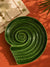 Emerald Spiral Serving Plate