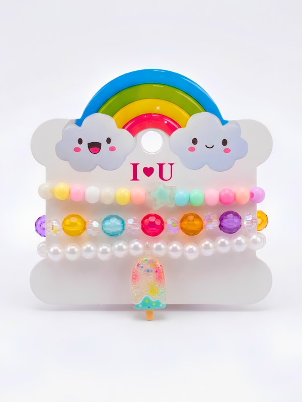 Rainbow Candy Bracelet Set