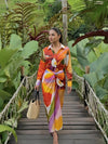 Tropica Printed Wraped Skirt Set (Set of 2)
