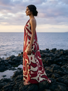 Rustic Printed Kaftan Dress