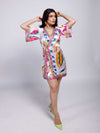 Florence Printed Wrap Dress