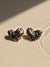 Black & Gold Enamel Studs