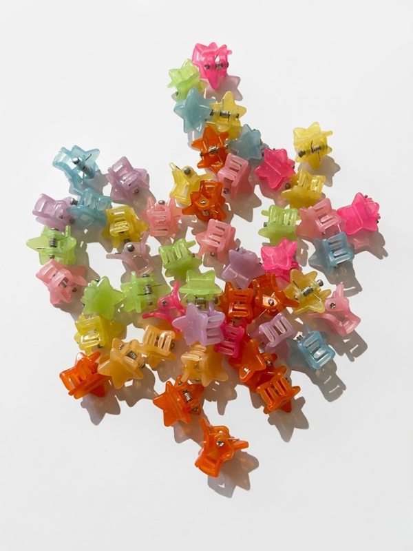 Mini Star Hair Claw Clips for Girls