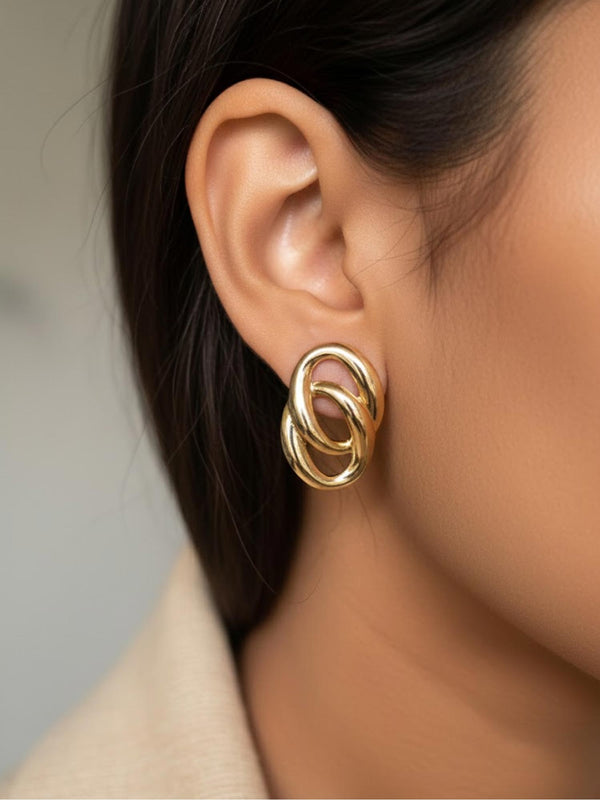 Oval Interlinked Earrings