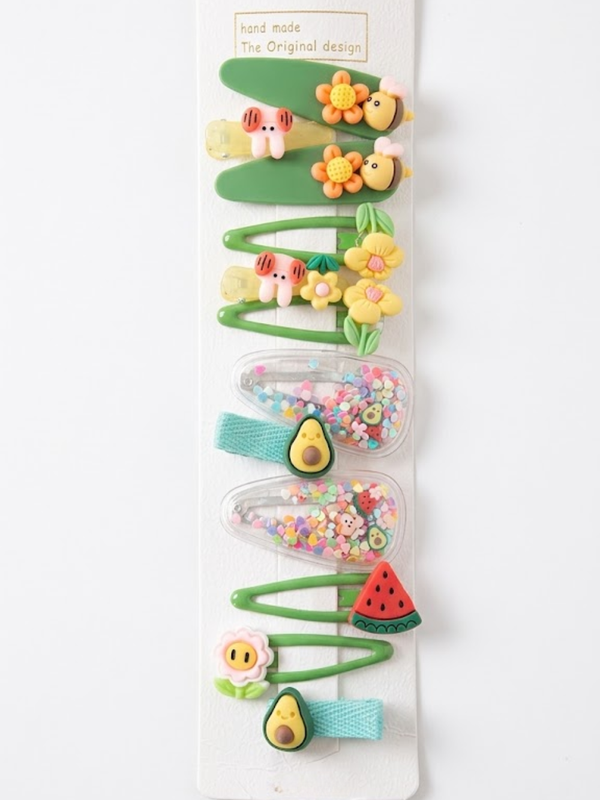 Kawaii Garden Hair Clip (Set of 12)
