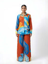 Azure Printed Co-ord Set