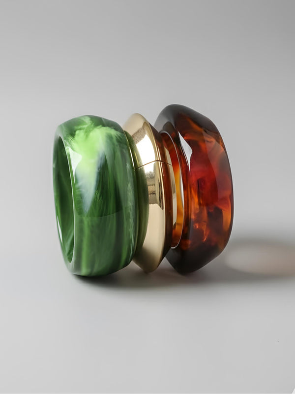 The Forest Bangle Stack (Set of 3)