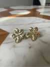 Gold Flower Studs