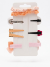 Peach Blossom Hair Accessories (9 pcs)