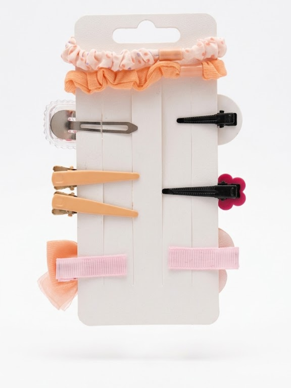 Peach Blossom Hair Accessories (9 pcs)