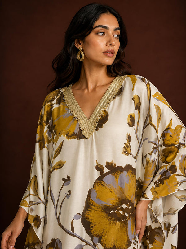 Liora Printed Kaftan Dress