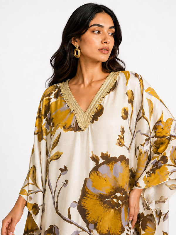 Liora Printed Kaftan Dress