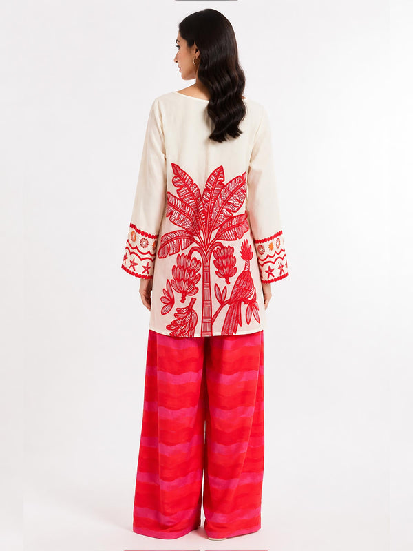 Parakeet Printed Kurta Set