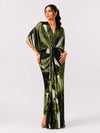 Jade Draped Maxi Dress
