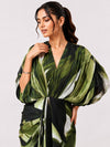 Jade Draped Maxi Dress