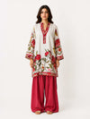 Gulnaar FloralPrinted Kurta Set (Set of 2)