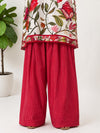 Gulnaar FloralPrinted Kurta Set (Set of 2)