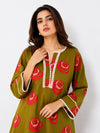 Wild RosePrinted Kurta Set (Set of 2)