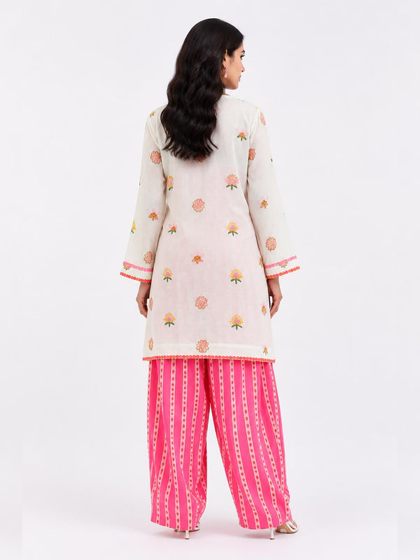 Berry Printed Kurta Set
