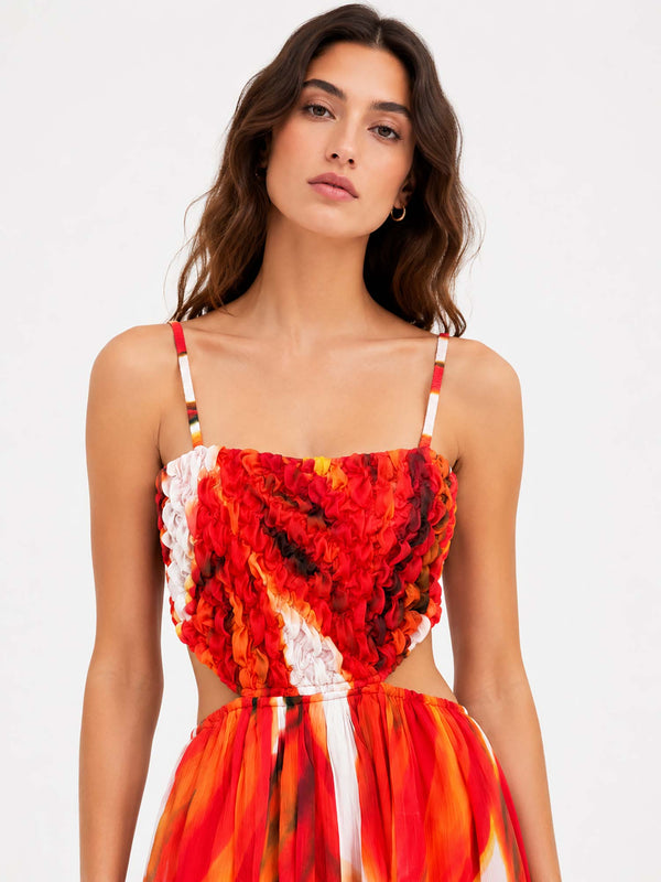 Lumera Ruched Maxi Dress