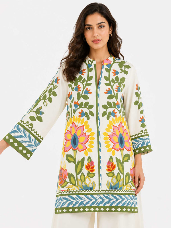 Vine Printed Kurta